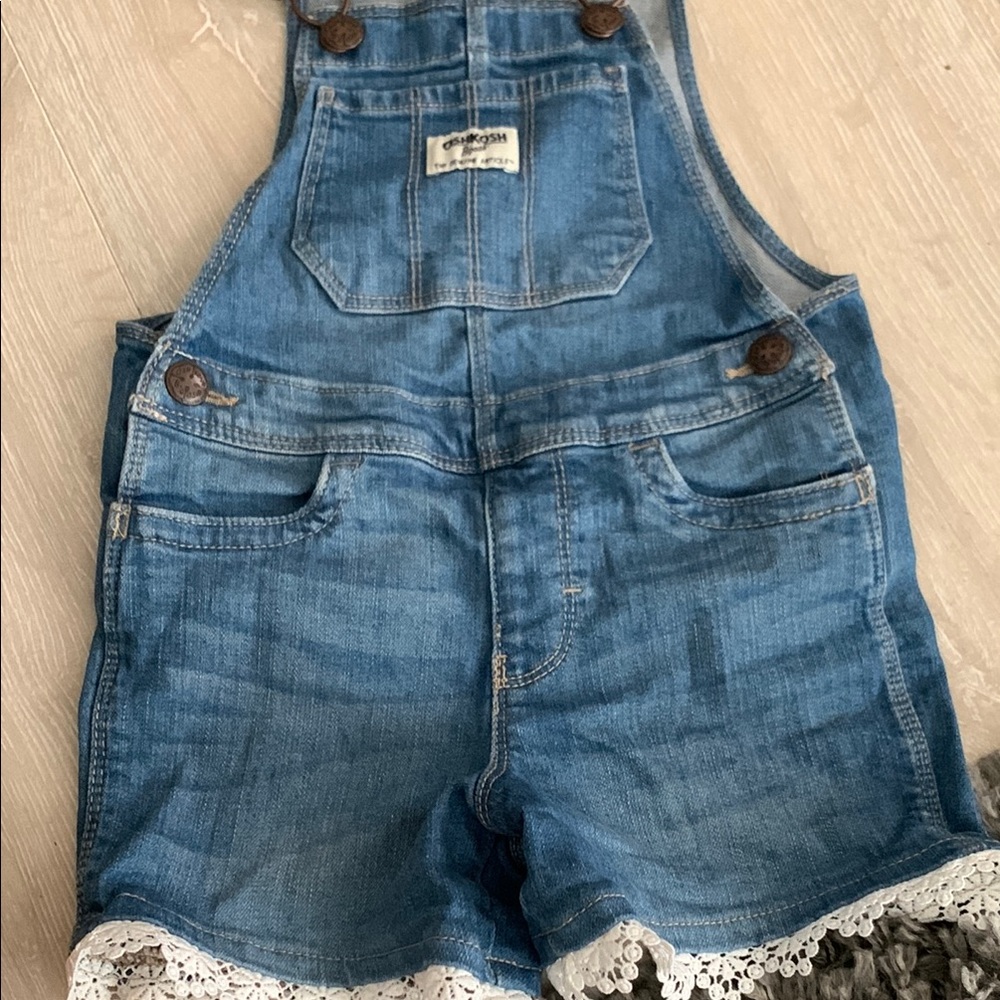 Baby girls Oshkosh overall shorts